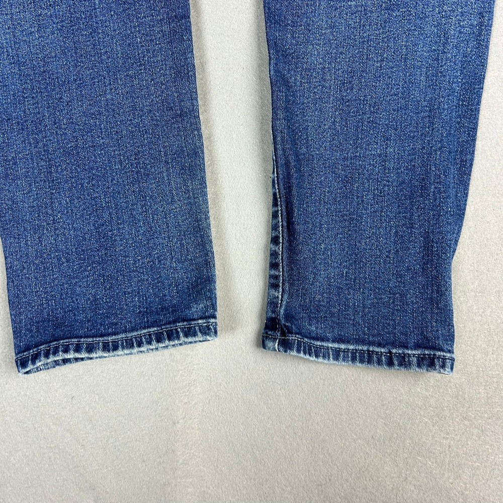 AG Adriano Goldschmied Stevie Ankle High Rise Slim Straight Womens 27R Blue - Picture 11 of 13